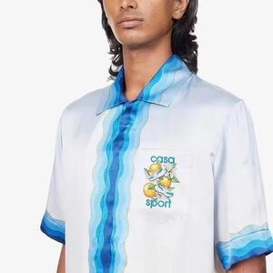 Casablanca Paris Short Sleeve Silk